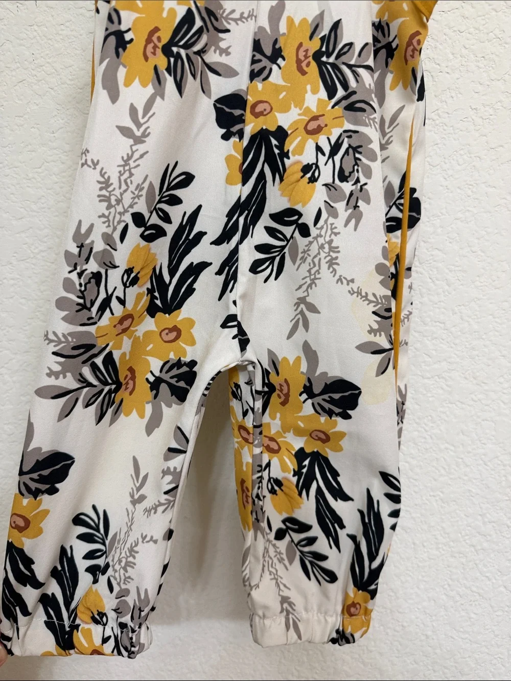 Unbranded • Marigold Floral Halter Romper